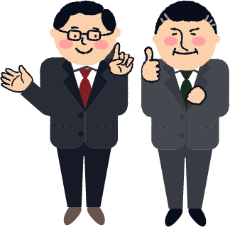 社長さんと営業イメージ